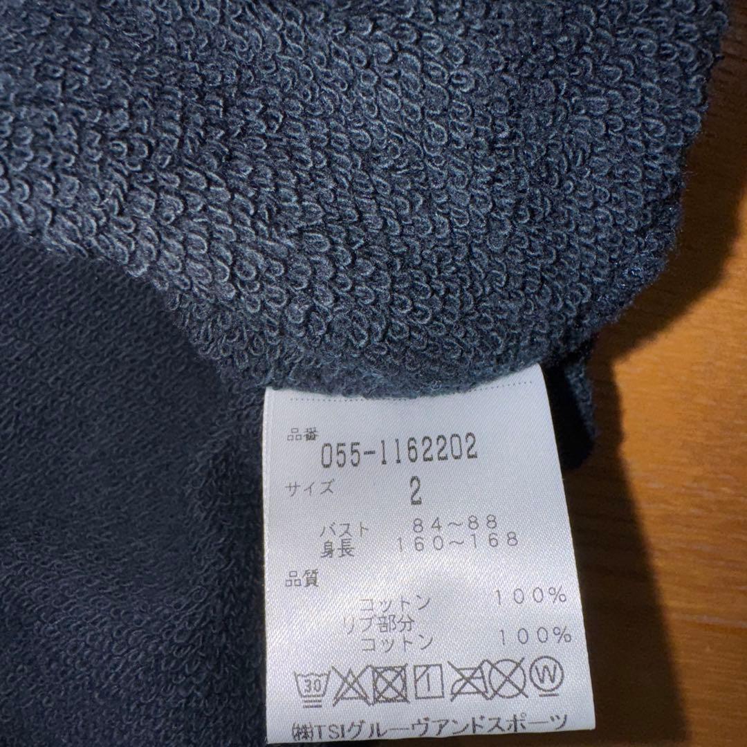 パーリーゲイツ　トレーナー　ネイビー　サイズ2