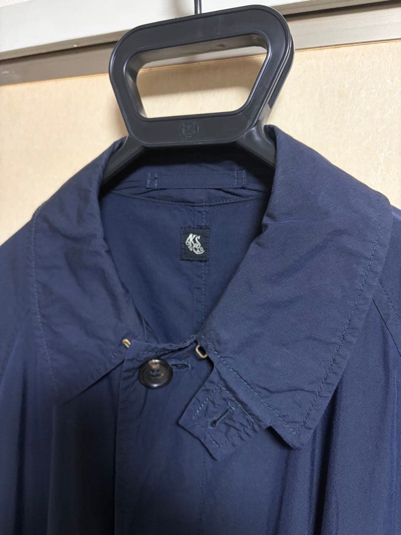 キャプテンサンシャイン　17SS　トラベラーコート　ネイビー