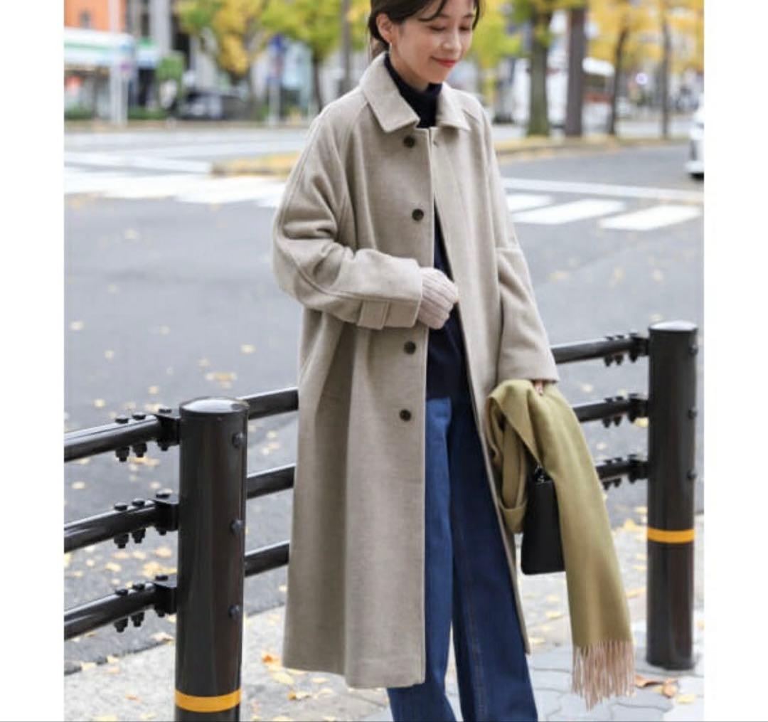 URBAN RESEARCH DOORS バルマカンコート　グレー M