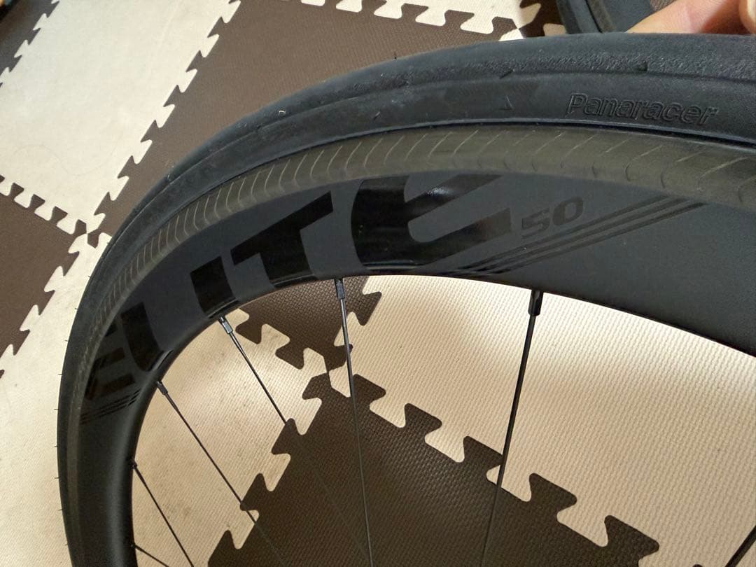 【美品】elitewheels edge50(リムブレーキ)