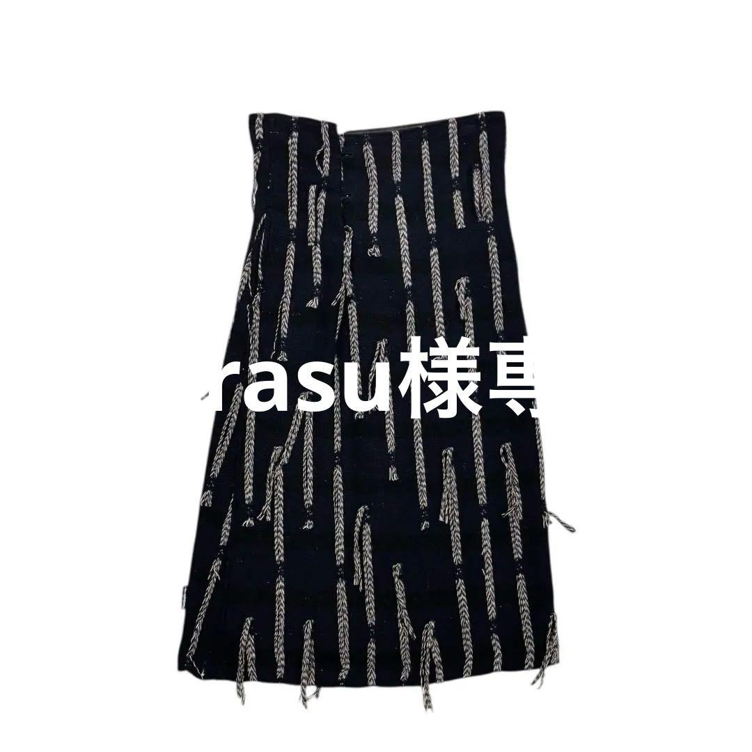 80年代 Yohji Yamamoto アーカイブ ネイビー メンズスカート