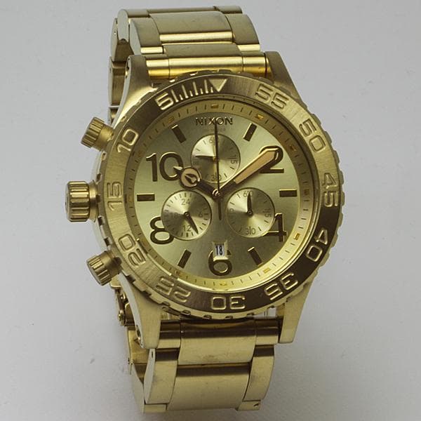 [ニクソン] NIXON 腕時計 42-20 CHRONO: ALL GOLD