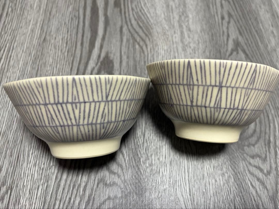 益子焼　吉村和美　線刻　茶碗