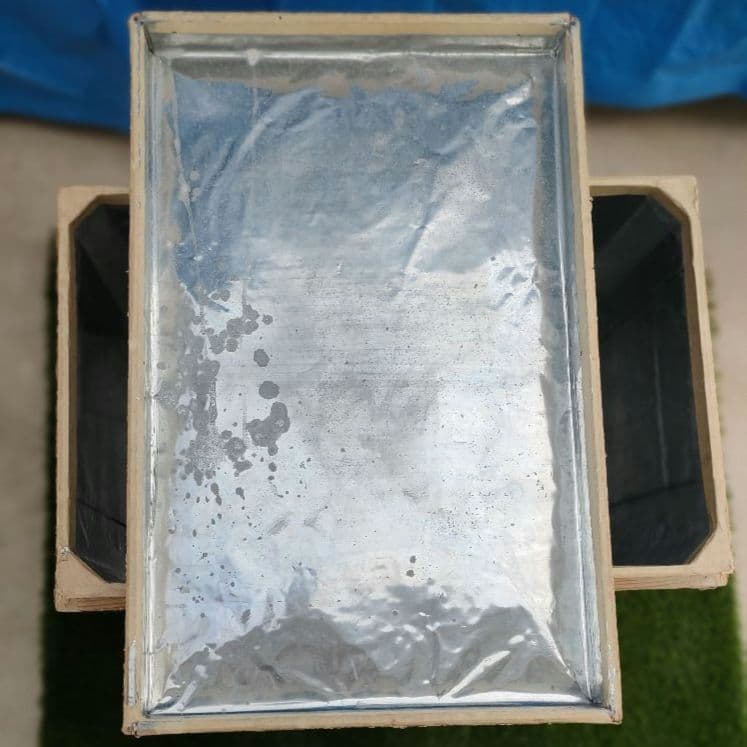 宇治茶 柄 衣装ケース　収納ケースケース　木　ステンレス　大きめ