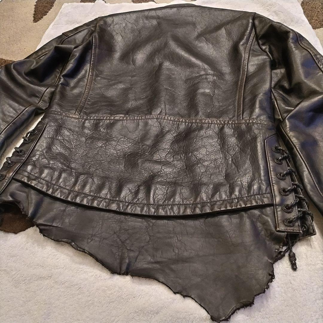 Ｒｏｅｎブラック シングルライダースジャケット ディアスキン