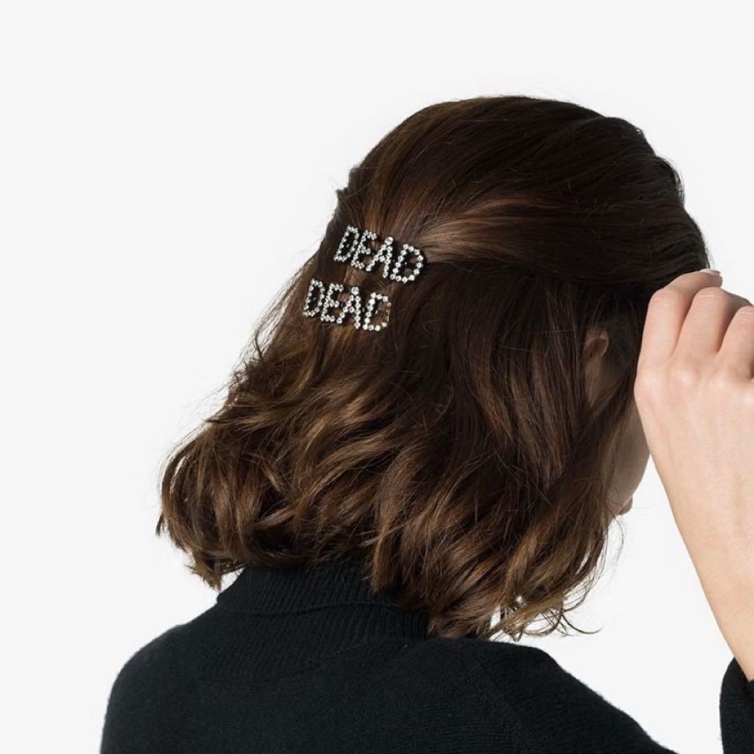 【新品】ASHLEY WILLIAMS❤︎DEADクリスタルヘアピン2個セット