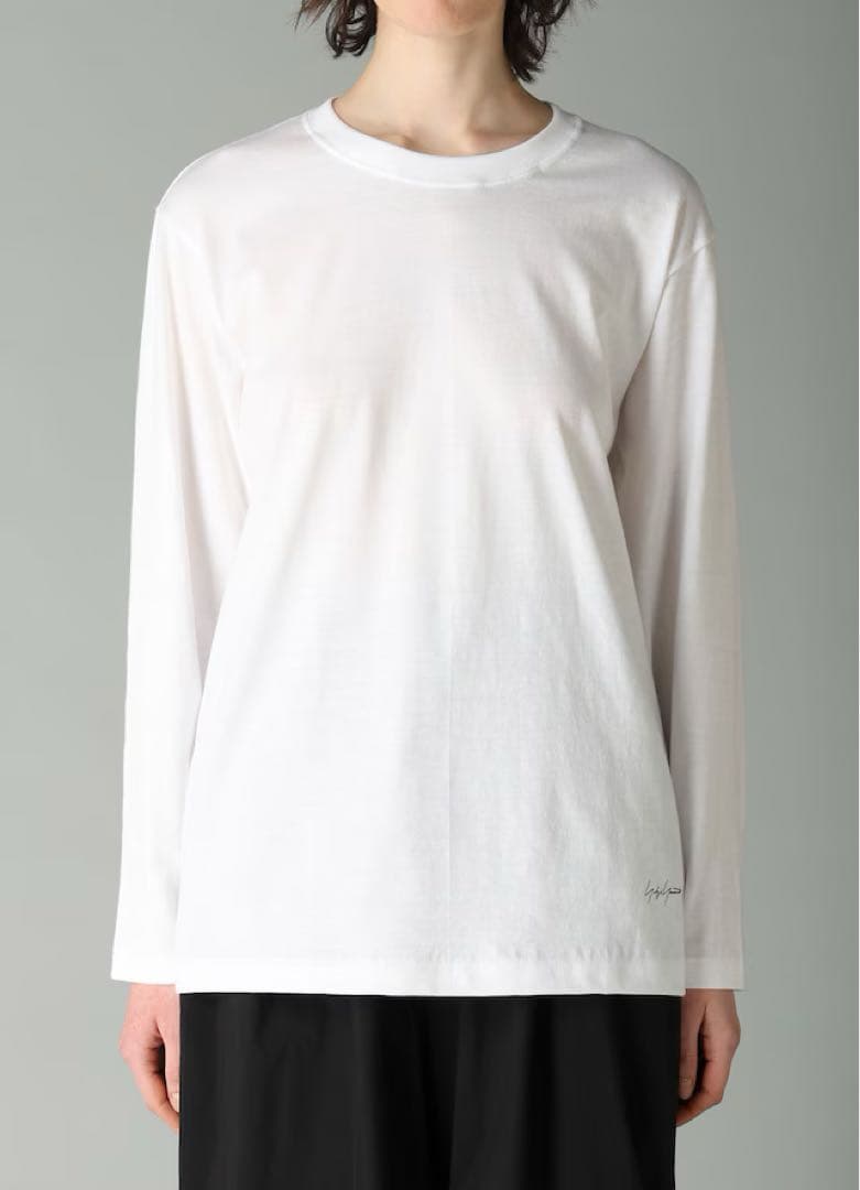 yohji yamamoto 限定 ロゴ ロング Tシャツ