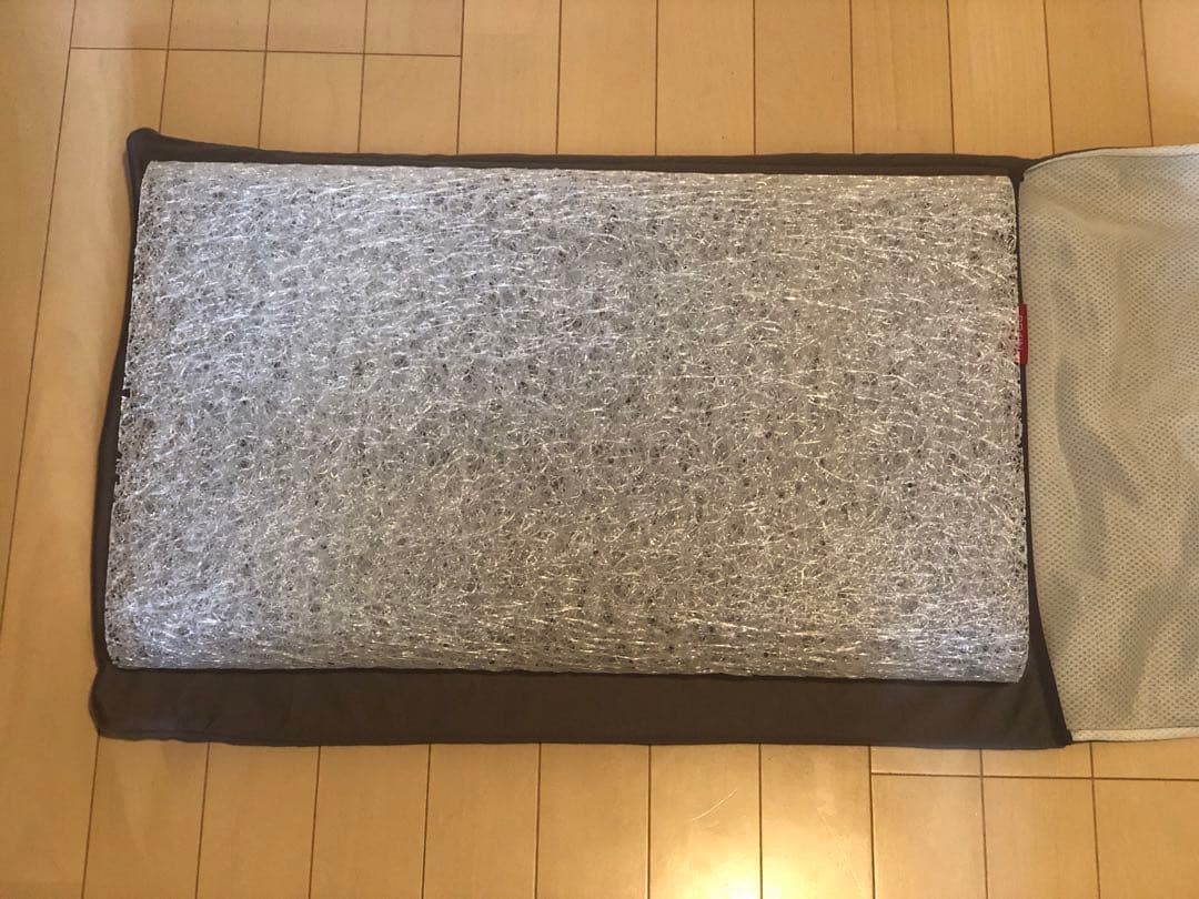 ブレインスリープピロー STANDARD＋ カバー（オーガニック）ストーングレー