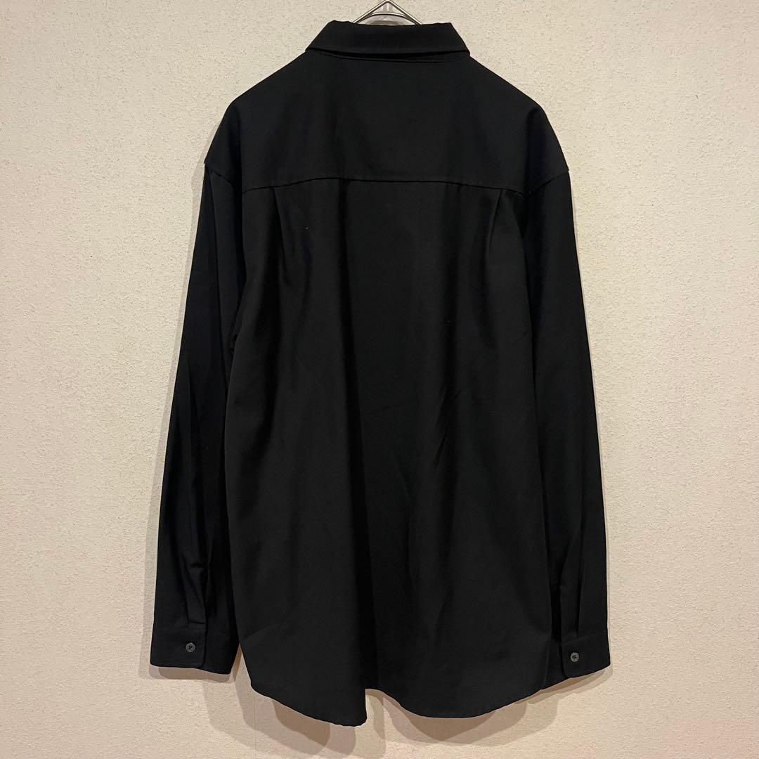 【美品】NOT CONVENTIONAL レオパード柄 長袖 シャツ 黒