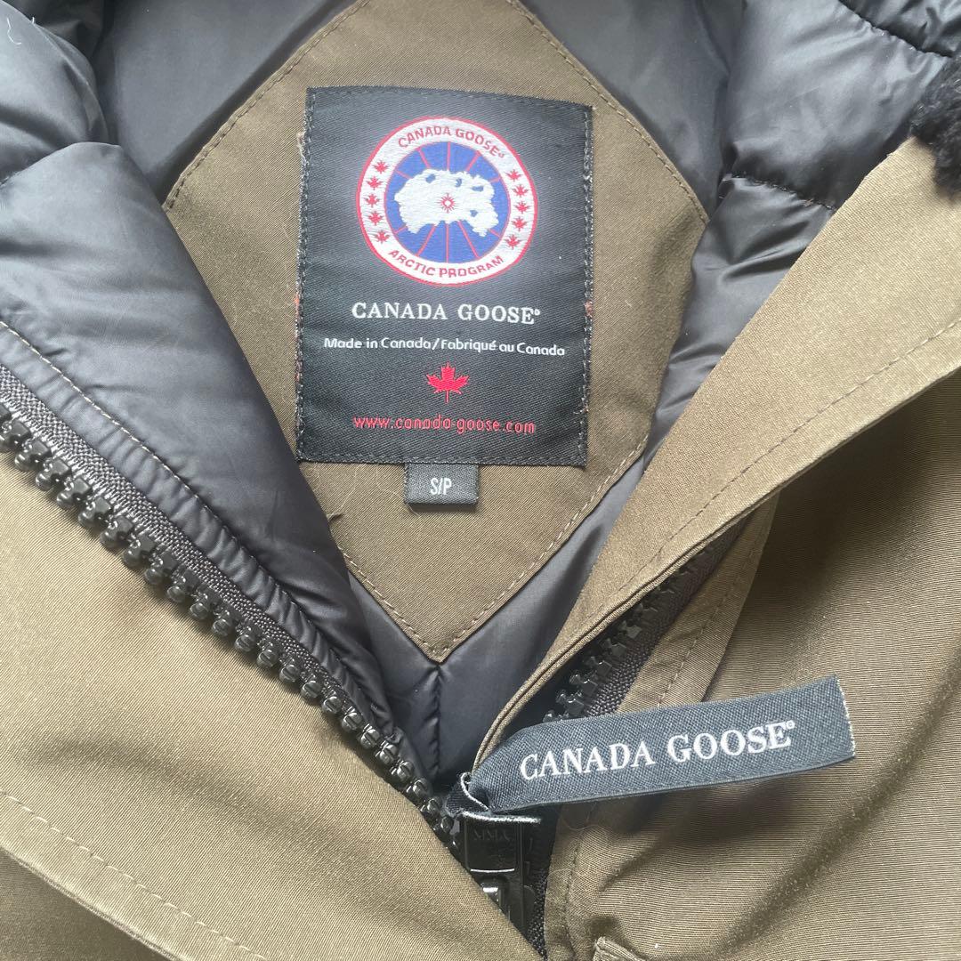 値下げ！！【美品】カナダグース ダウンジャケット ブロンテカーキ　Sサイズ
