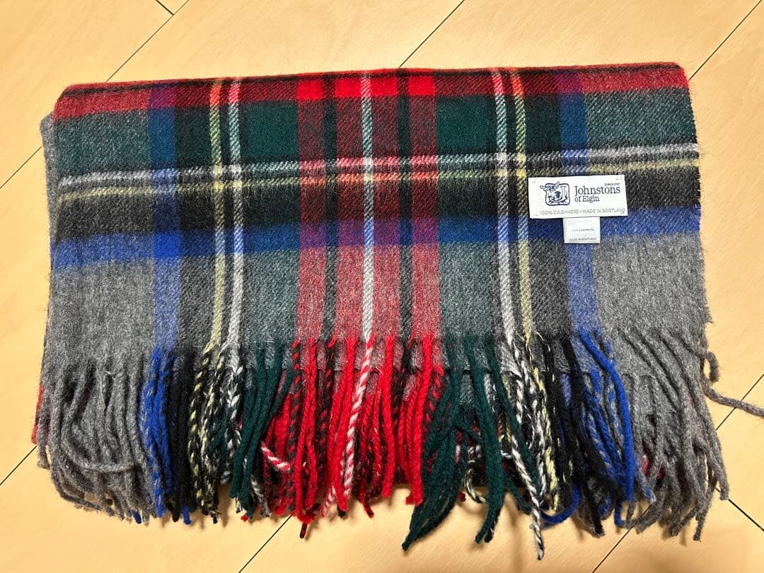 Jeanny 様_Johnstons of Elgin カシミヤストール大判