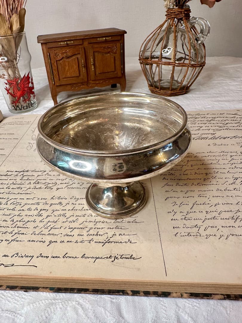 イギリス ヴィンテージ シルバー コンポート