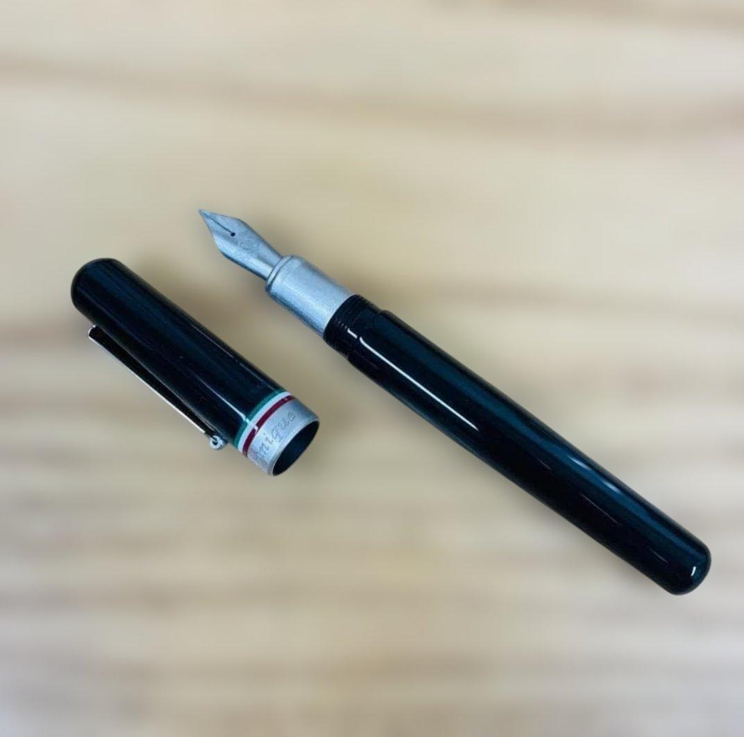 未使用＊DELTA×オロビアンコ コンパーニョ BLACK FP 黒 万年筆