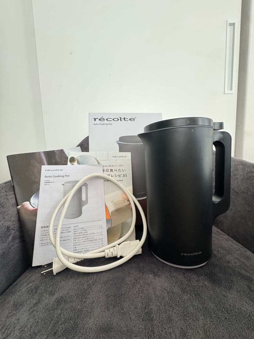 recolte レコルト　自動調理ポット ブラック