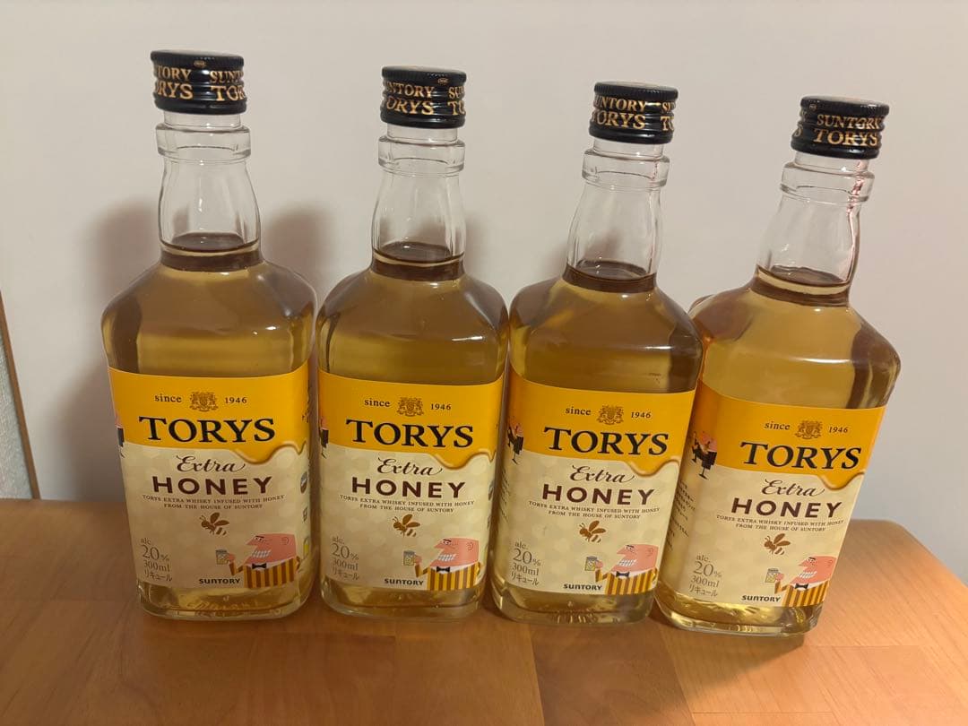 サントリー　トリスハニー　廃盤品　未開栓　4本
