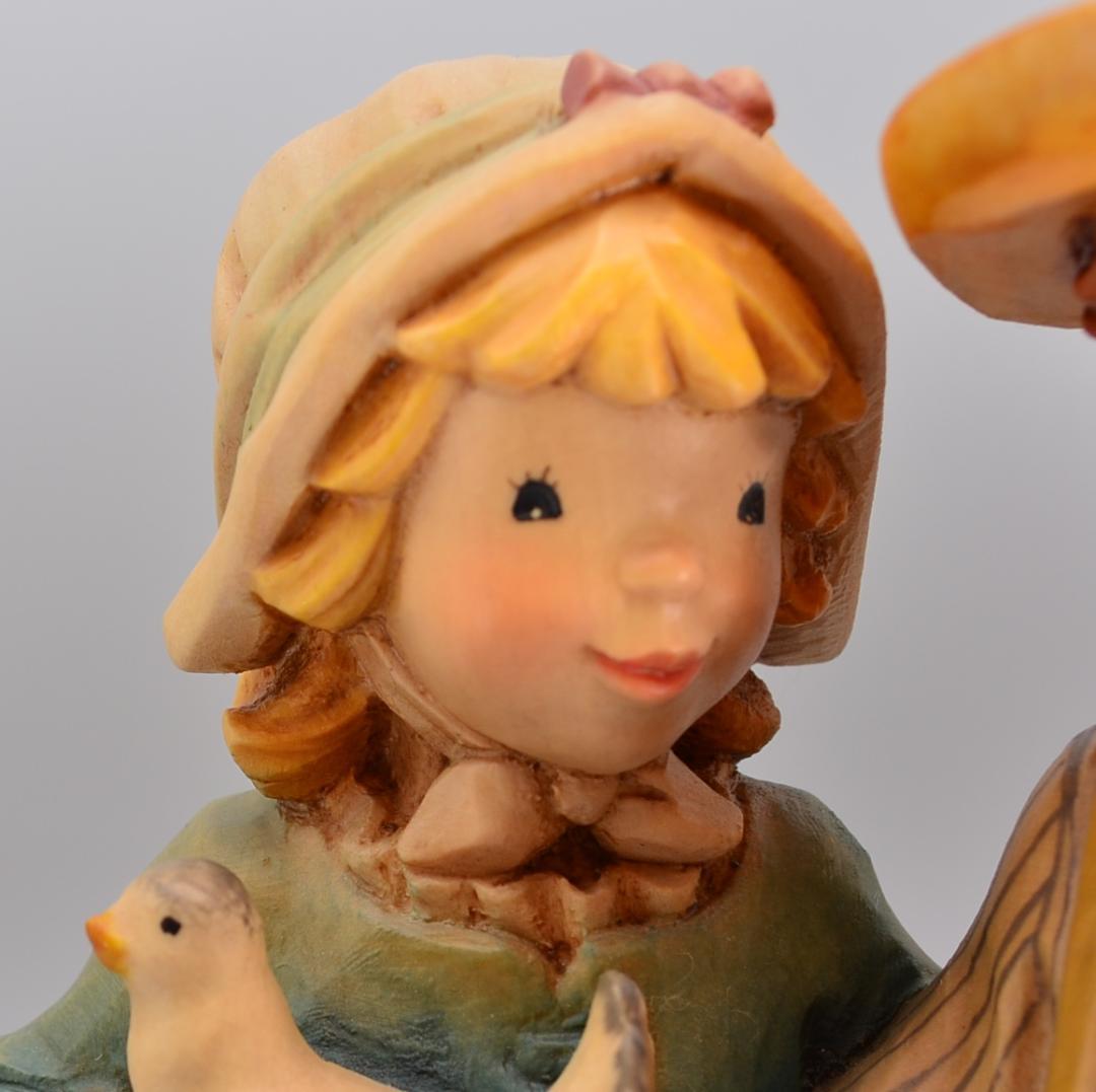 春の散歩　アンリ　ANRI　限定品　木彫り人形　イタリア　高さ20ｃｍ