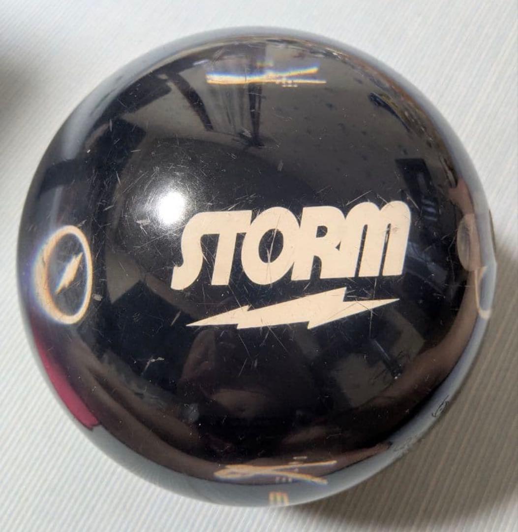 STORM BELMO ボウリングボールクリア 黒