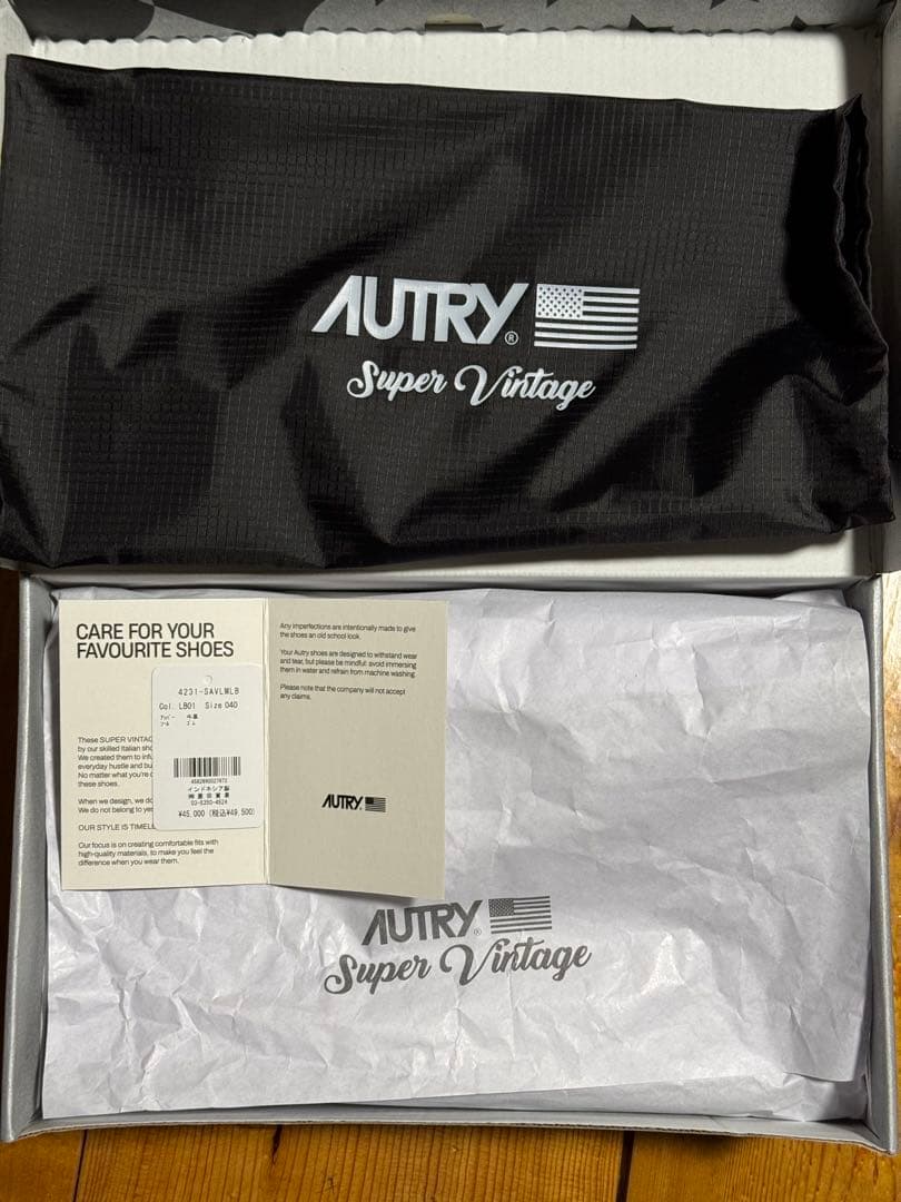 オートリー　super vintage サイズ40