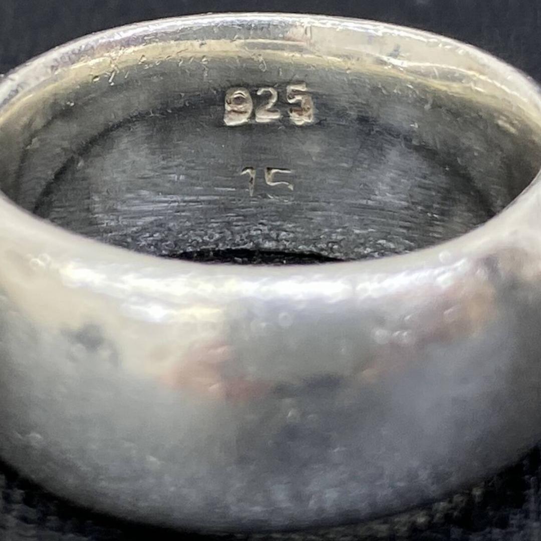 A&G シルバー 925 ロゴ シール スタンプ リング 15号