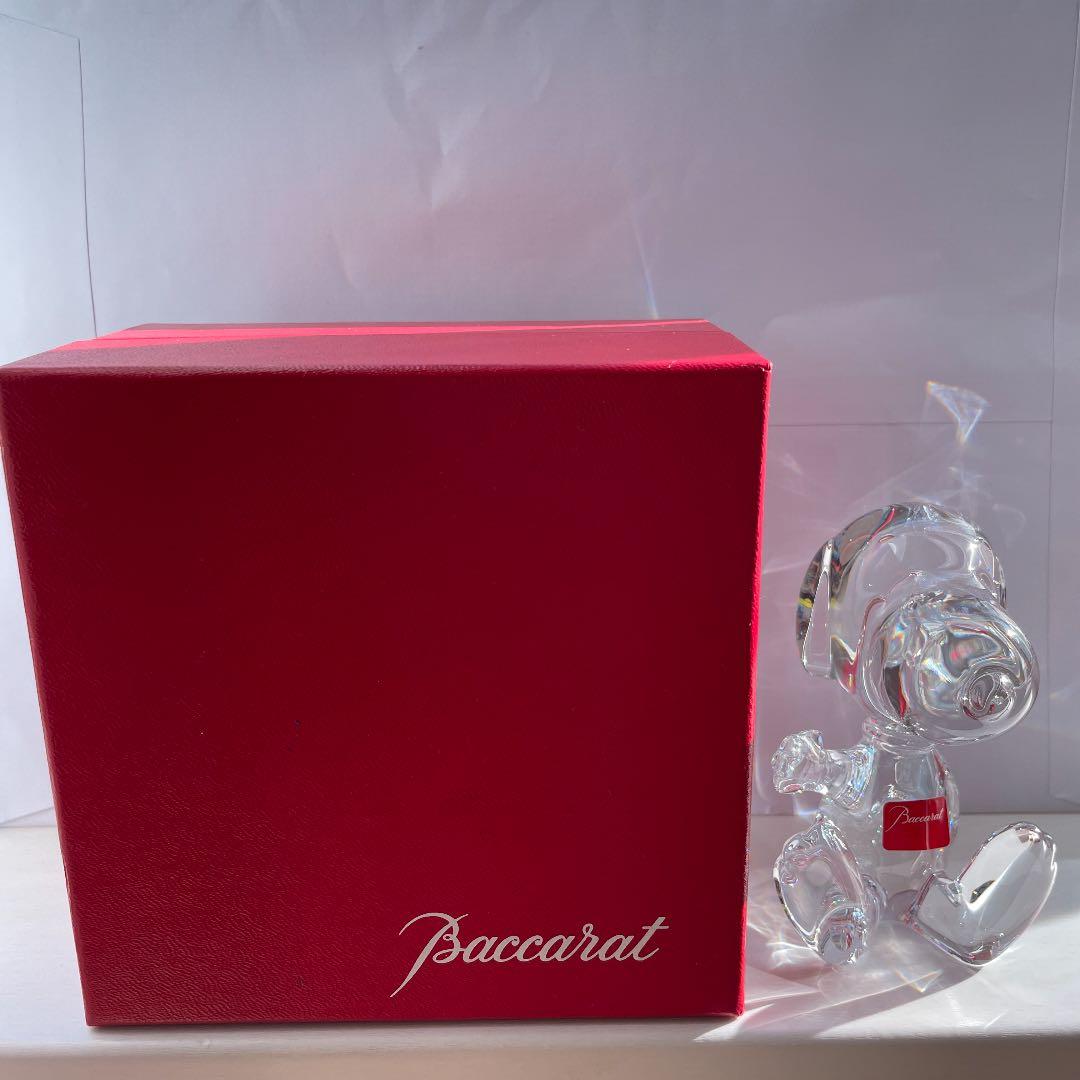 【新品・未使用】バカラ ウェルカム スヌーピー