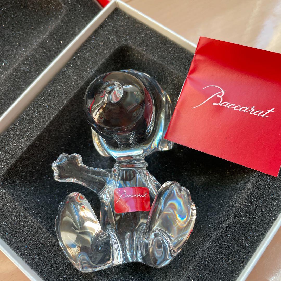 【新品・未使用】バカラ ウェルカム スヌーピー