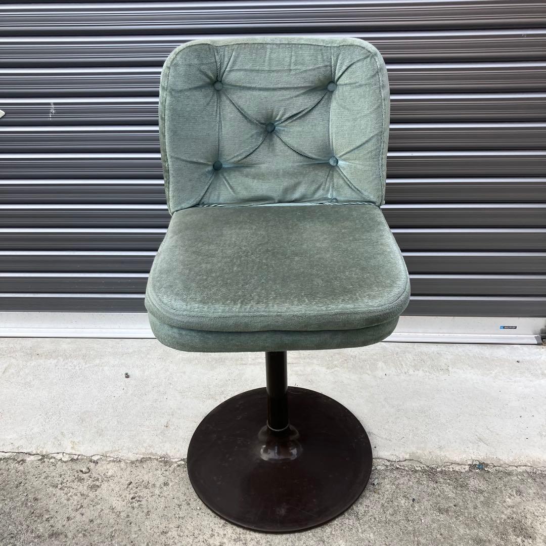 2脚 ① 昭和レトロ ミッドセンチュリー ベロアカウンタ