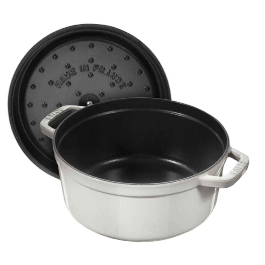 【新品未使用】ストウブ ピコ・ココット 18 cm, ラウンド, カンパーニュ