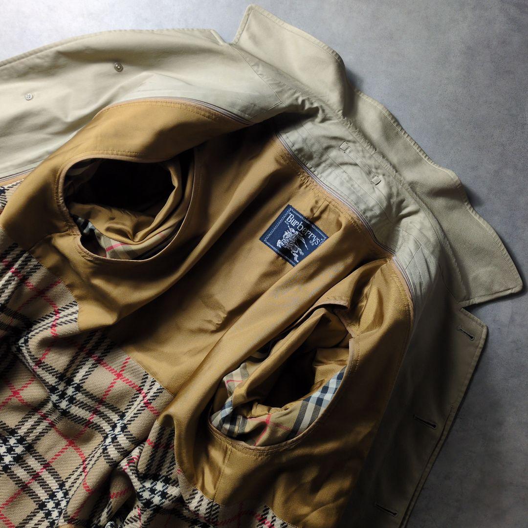 80s 90s Burberrys シングルトレンチコート ベルト ライナー