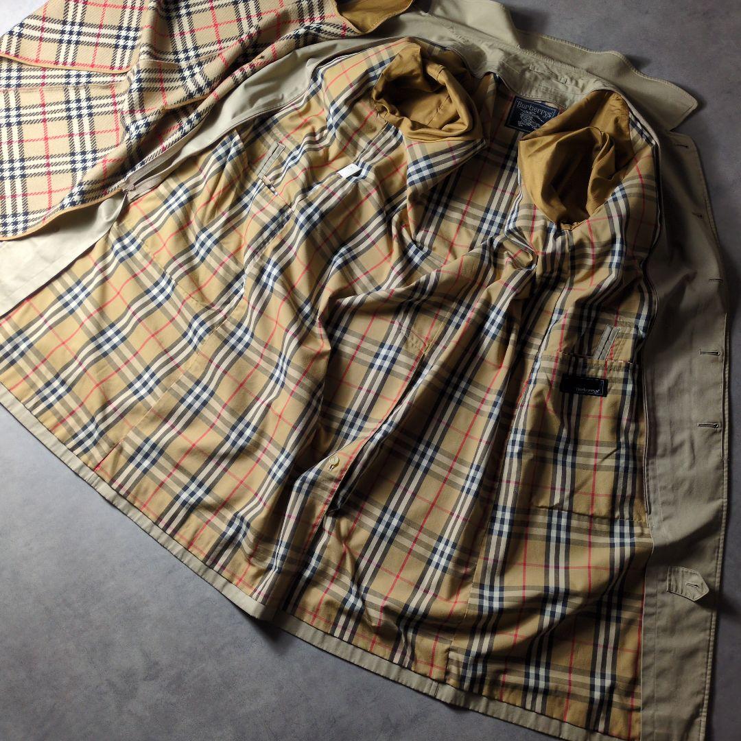 80s 90s Burberrys シングルトレンチコート ベルト ライナー