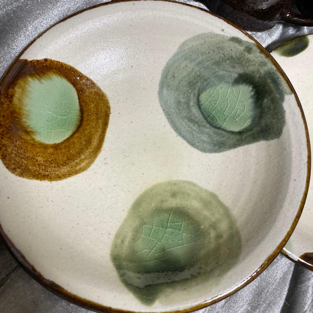 やちむん　皿　コーヒーカップ　フリーカップ　９点セット　瀬底島