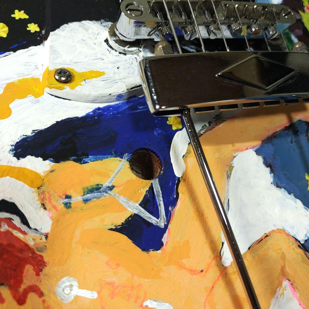 【ジャンク】photogenic エレキギター フォトジェニック　ペイント