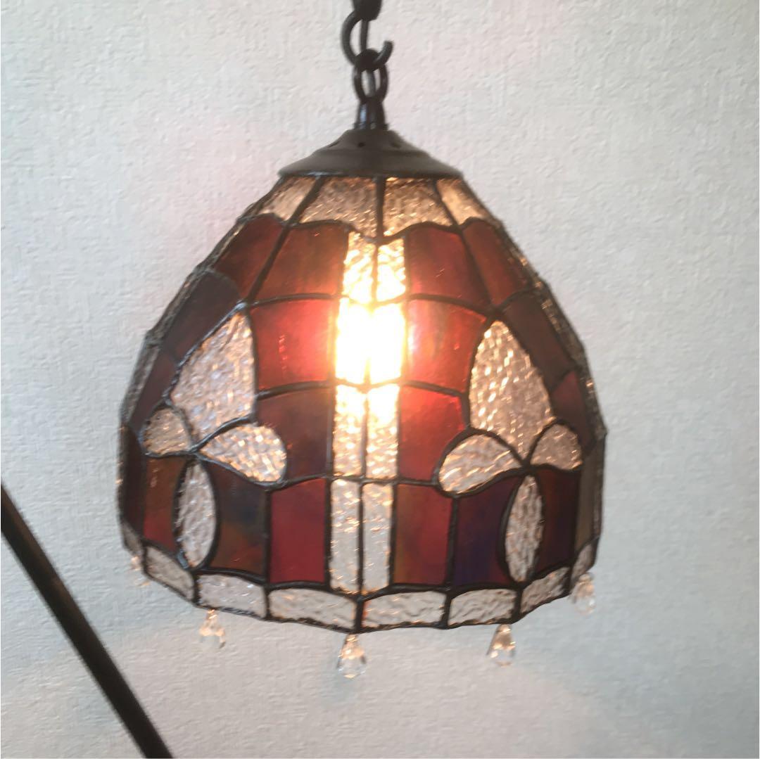 ステンドグラス 照明スタンド