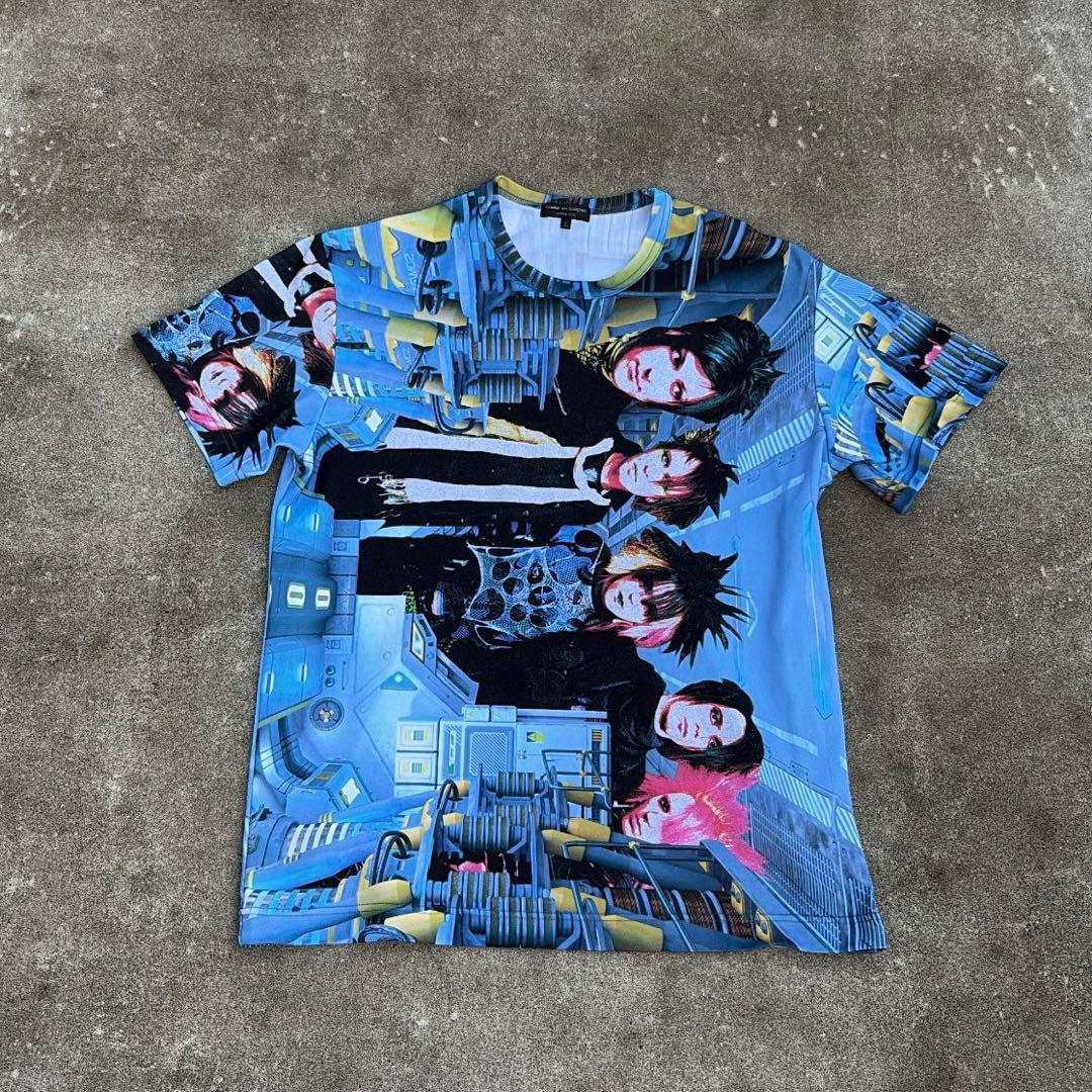 コムデギャルソンオムプリュス　半袖tシャツ　19ss 水色　Lサイズ