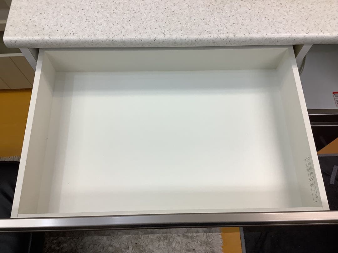 ニトリ キッチンカウンター アルミナ2 100CT SI（シルバー）