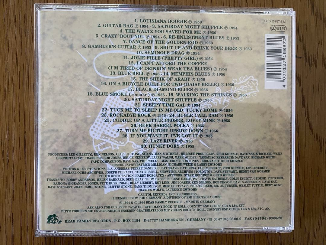 Merle Travis ５枚組CDボックス　豪華ブックレット付き