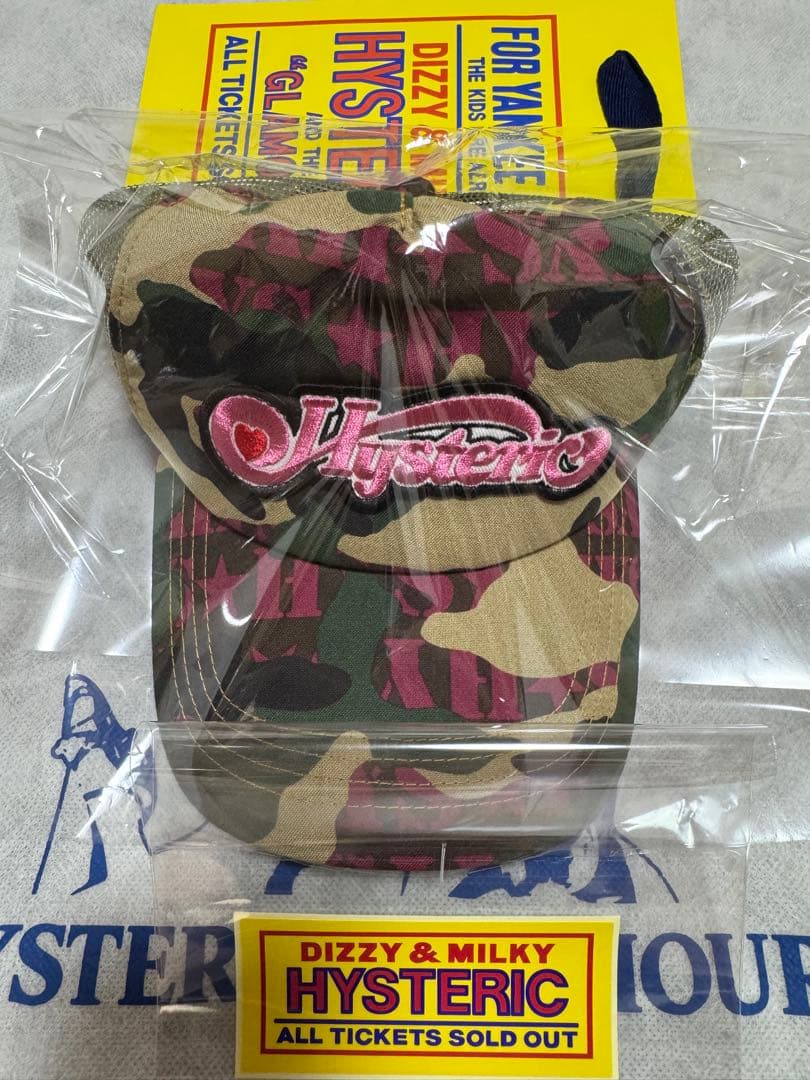 大人気！ヒステリックグラマー メッシュキャップ【WOODLAND HYS】