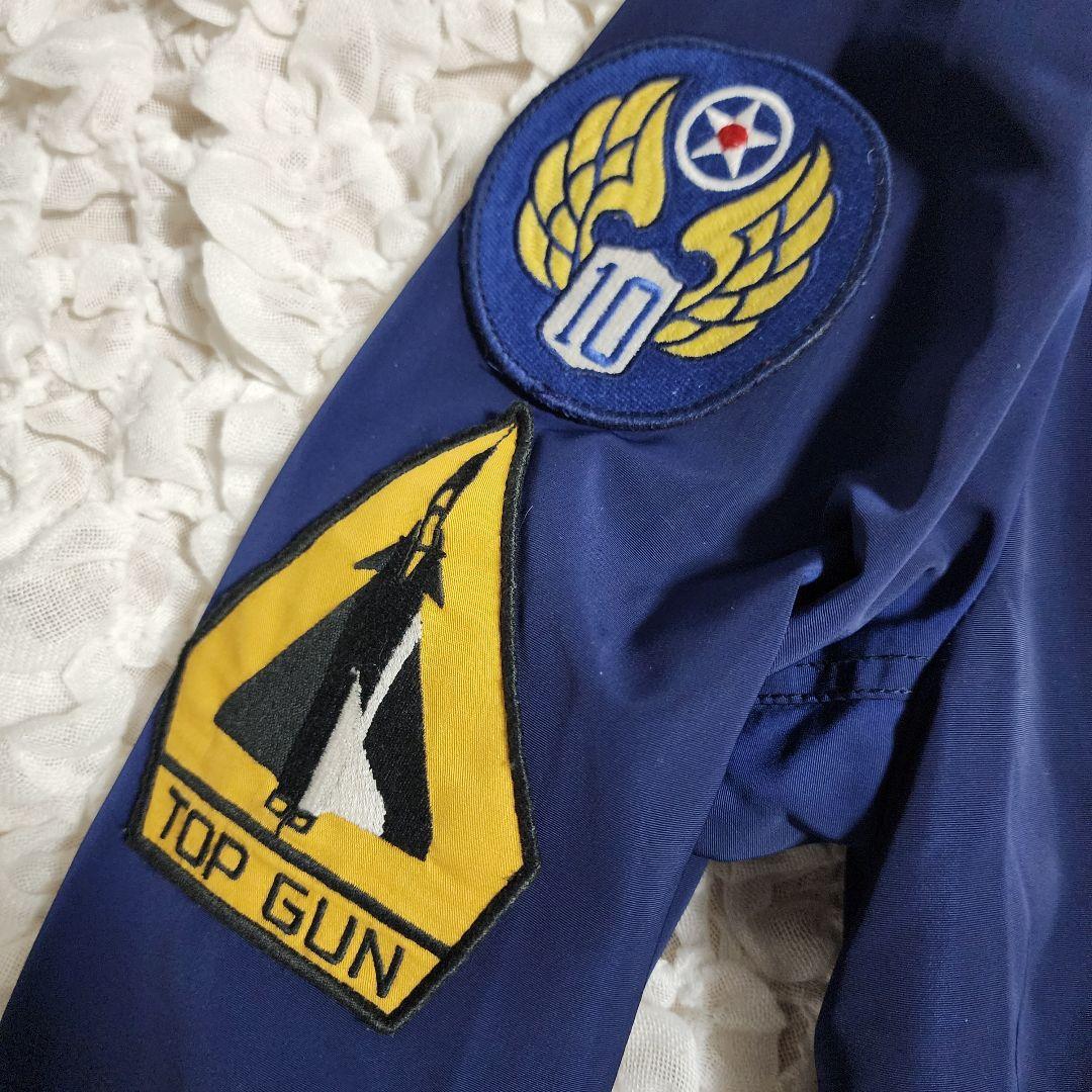 美品 トップガン 公式 アメリカ空軍 MA-1 フライトジャケット