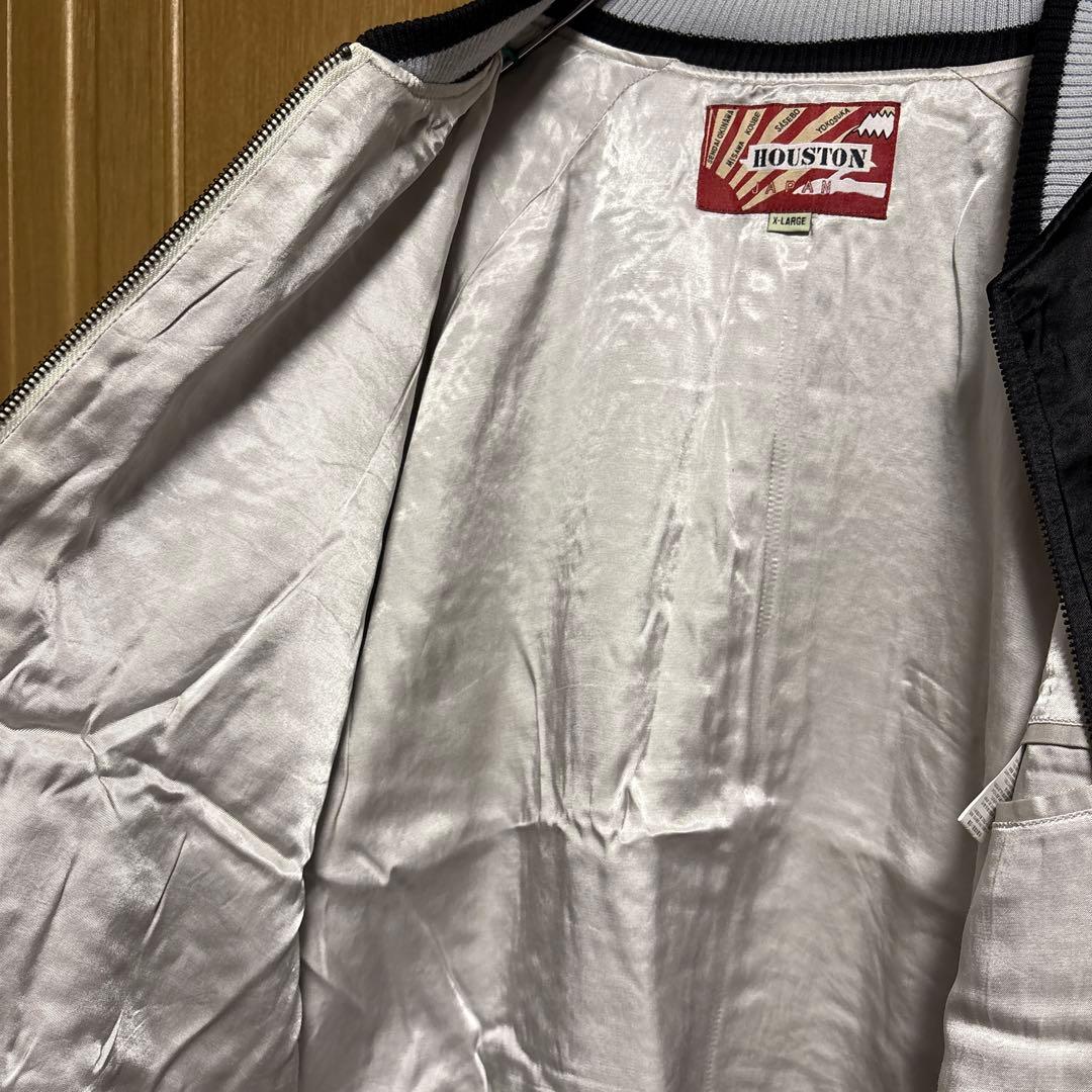 紅*姜様 HOUSTON【XL】♡スカジャン 中綿入り✨ヒューストン