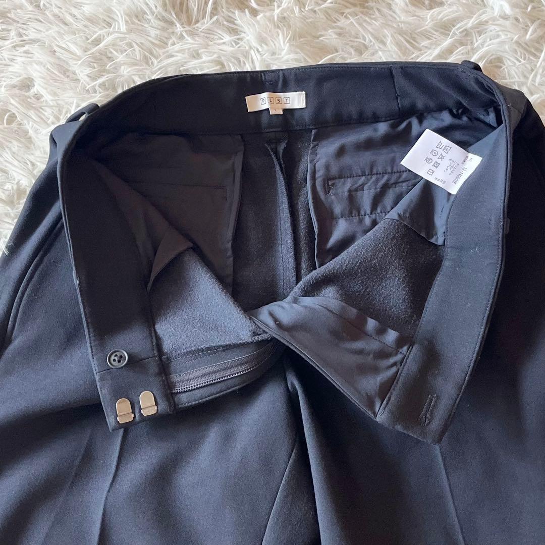 美品✨ プラステ ウォームリザーブカラーレスジャケット パンツスーツ 近年モデル