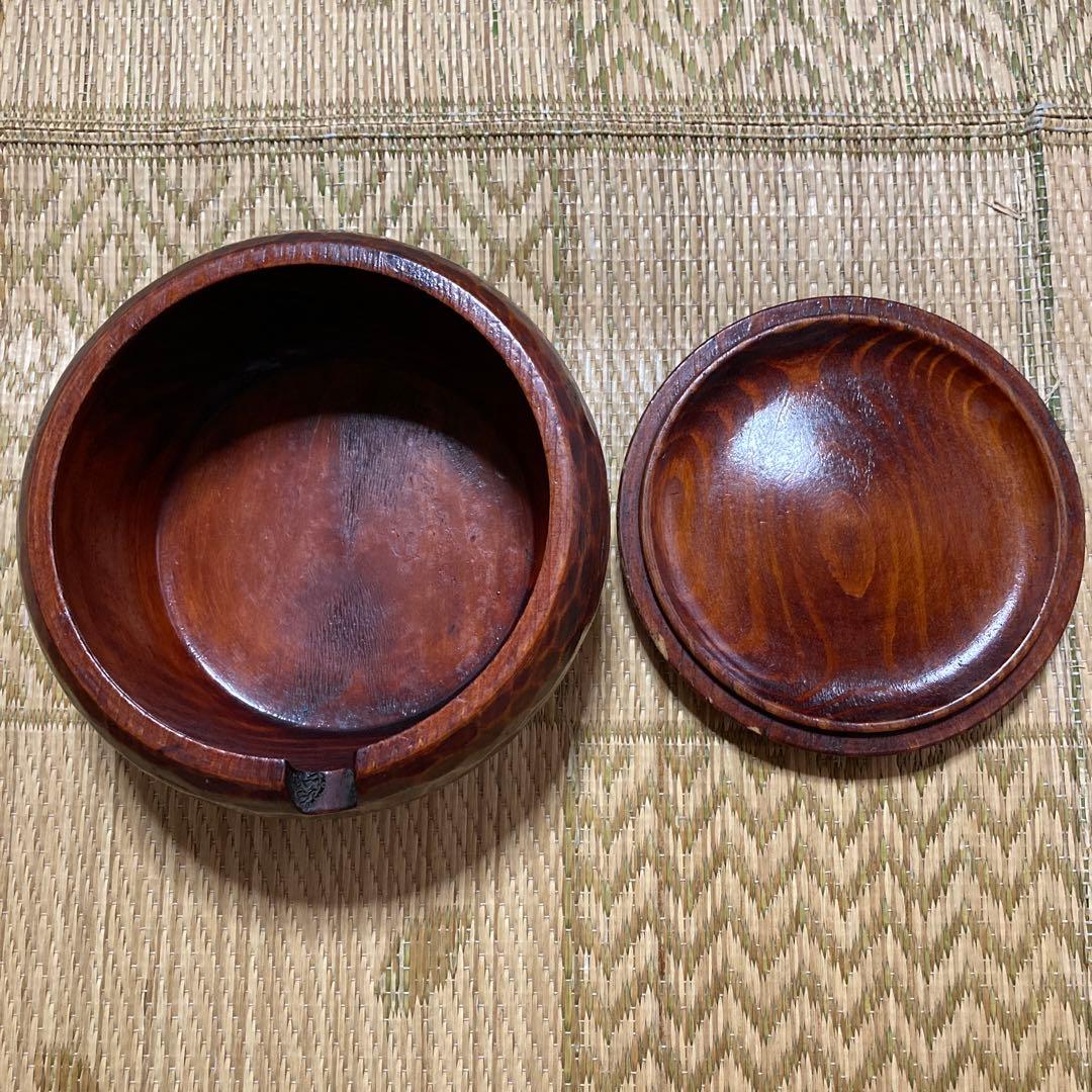栗の木　おひつ　蓋付き椀　２個セット