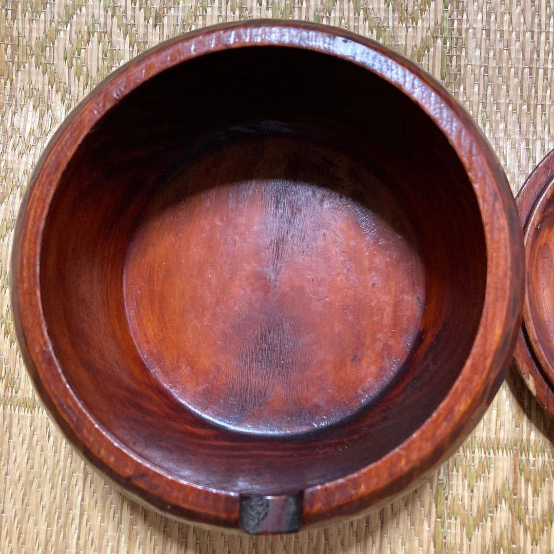 栗の木　おひつ　蓋付き椀　２個セット