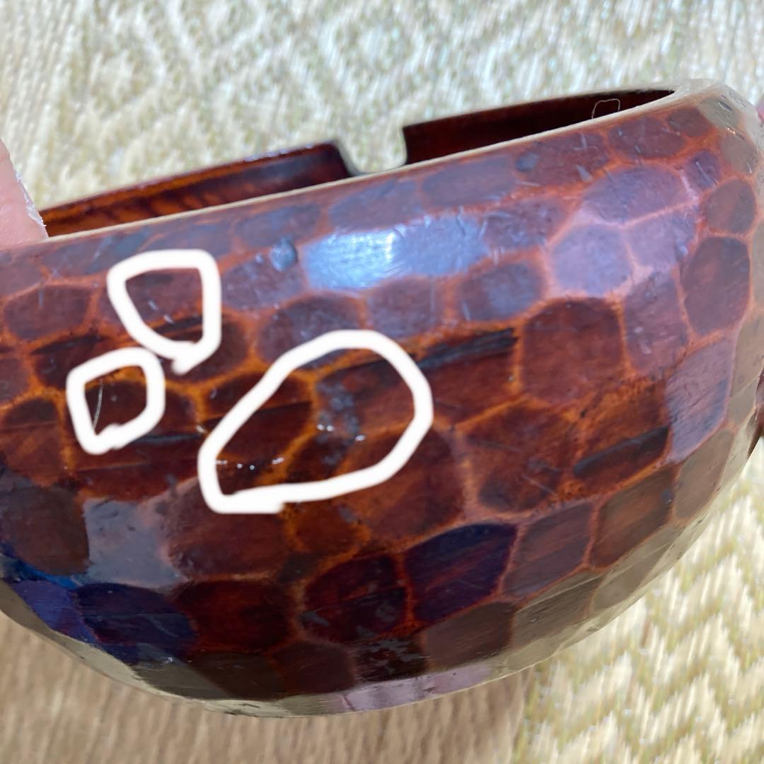 栗の木　おひつ　蓋付き椀　２個セット