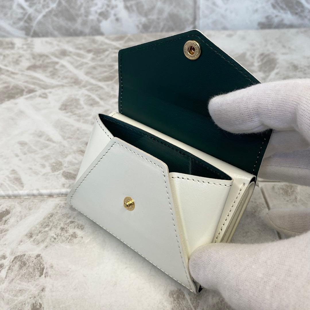 新品 北欧暮らしの道具店 手のひらサイズ 本革財布