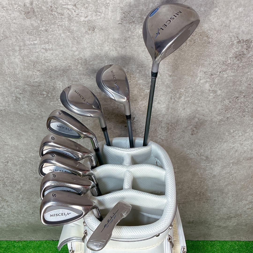 REVAバッグ付 テーラーメイド ゴルフ初心者 レディース ゴルフセット 9本