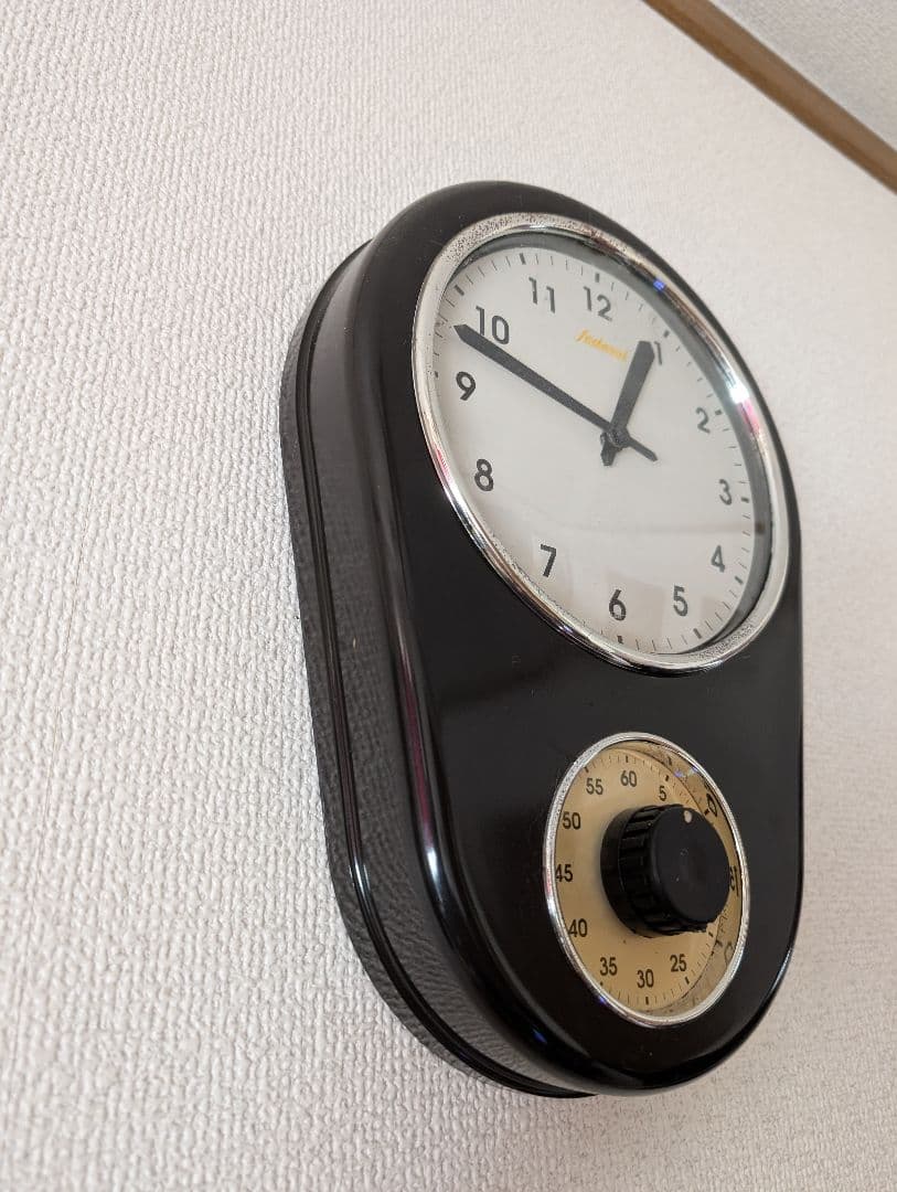 レア☆BAI Retro KITCHEN Timer wail clock