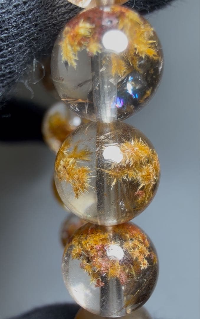 【値下げ不可】フラワールチルクォーツ　ガーデンクォーツ　ブレスレット　天然石