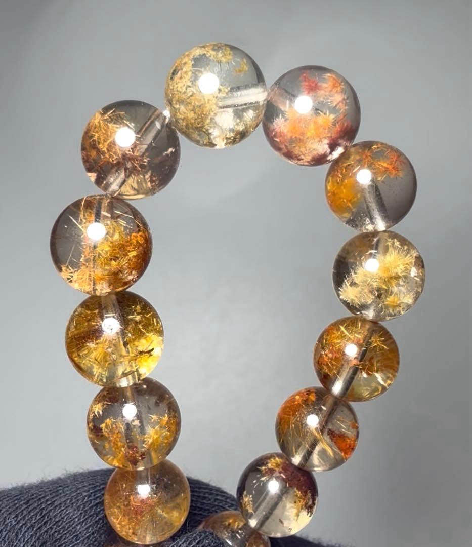 【値下げ不可】フラワールチルクォーツ　ガーデンクォーツ　ブレスレット　天然石