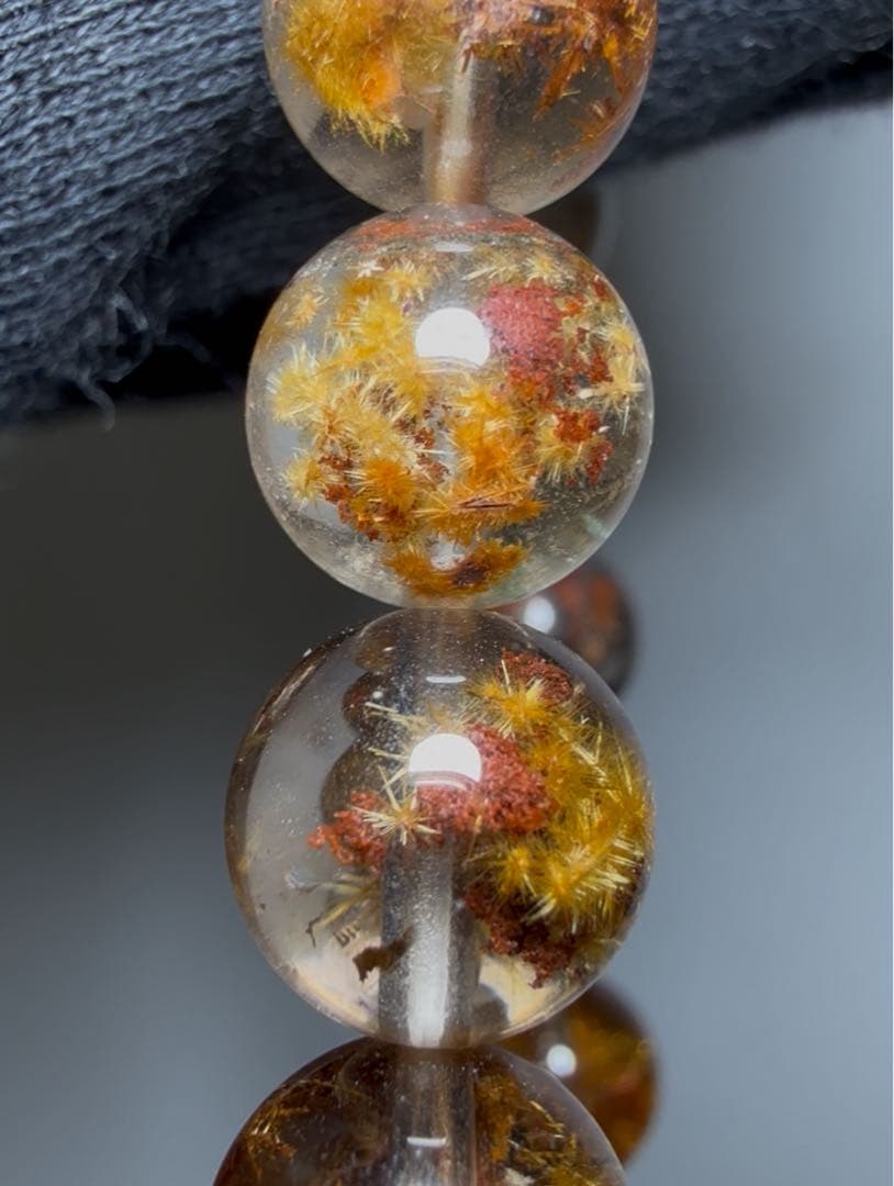 【値下げ不可】フラワールチルクォーツ　ガーデンクォーツ　ブレスレット　天然石