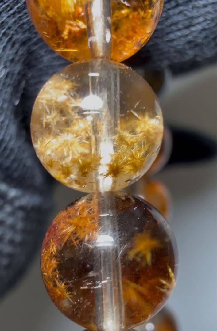 【値下げ不可】フラワールチルクォーツ　ガーデンクォーツ　ブレスレット　天然石