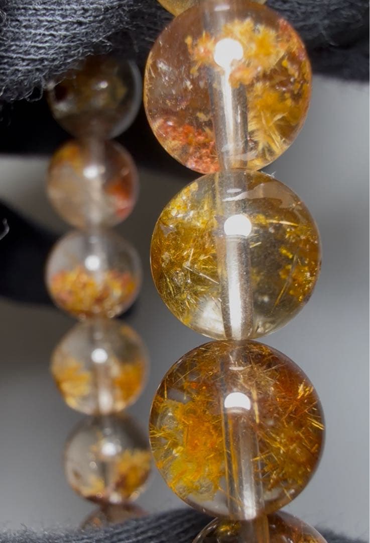 【値下げ不可】フラワールチルクォーツ　ガーデンクォーツ　ブレスレット　天然石